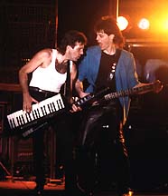 Robert Berry shown with Keith Emerson